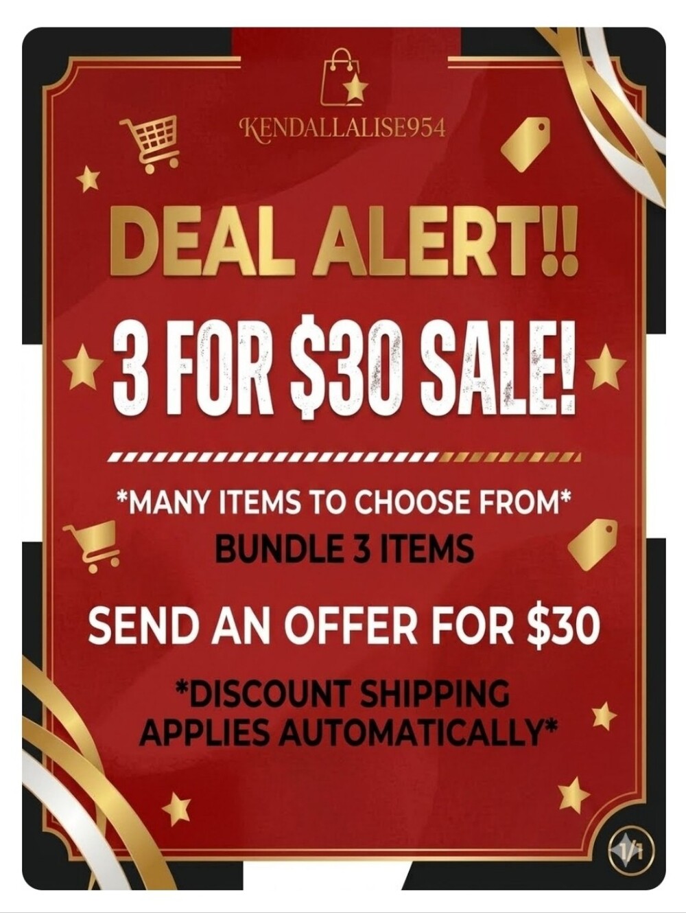⭐ DEAL ALERT!! 3 for $30 Sale! Bundle 3 Items Here ⭐